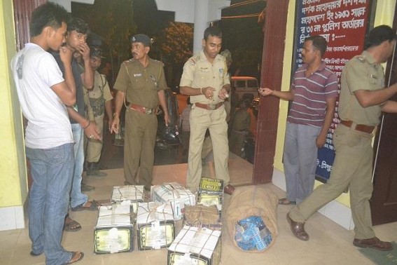 Drug trafficker arrested, Drugs seized in Kamalpur